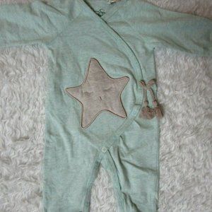NWT Jessica Simpson Star Footie 0-3 Months coverall footie ADORABLE